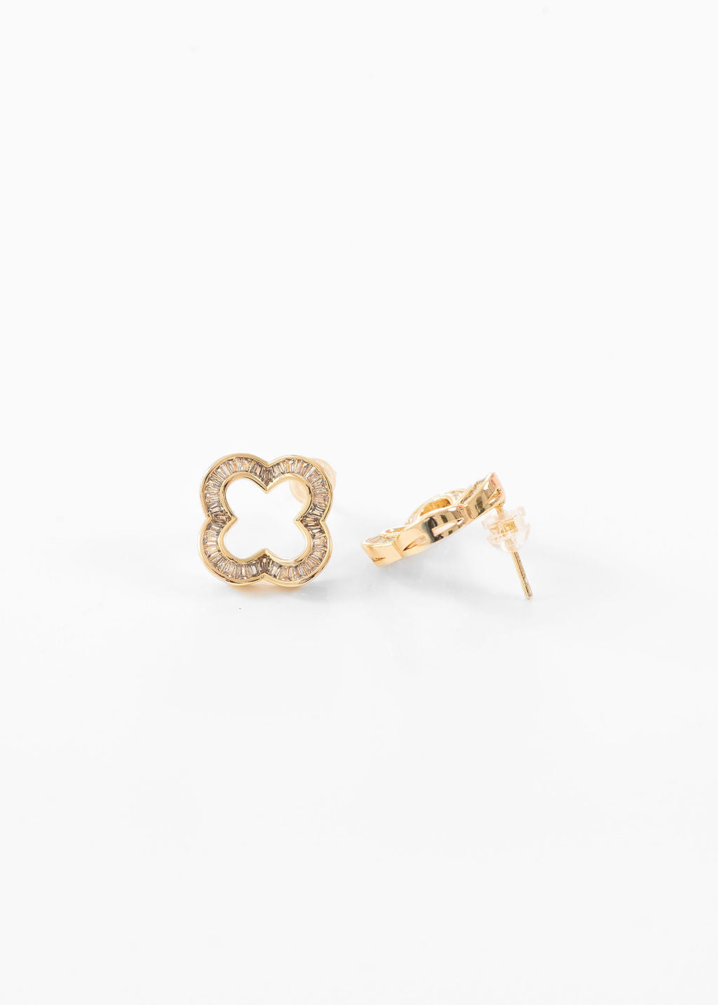 Dawn Baguette Stud Earring