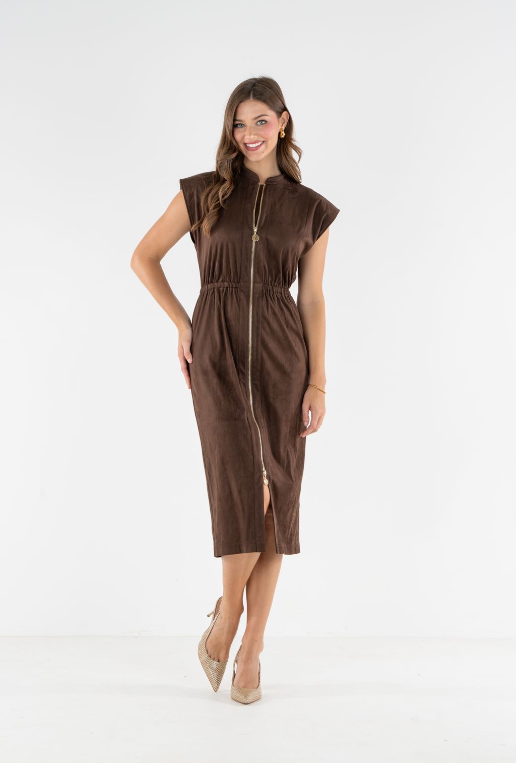 May Dress in Fudge