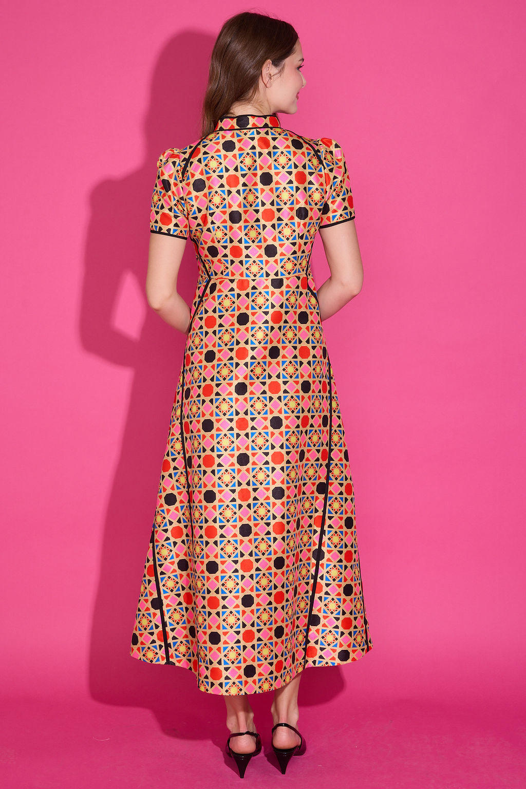 Zelle Dress in Palazzo