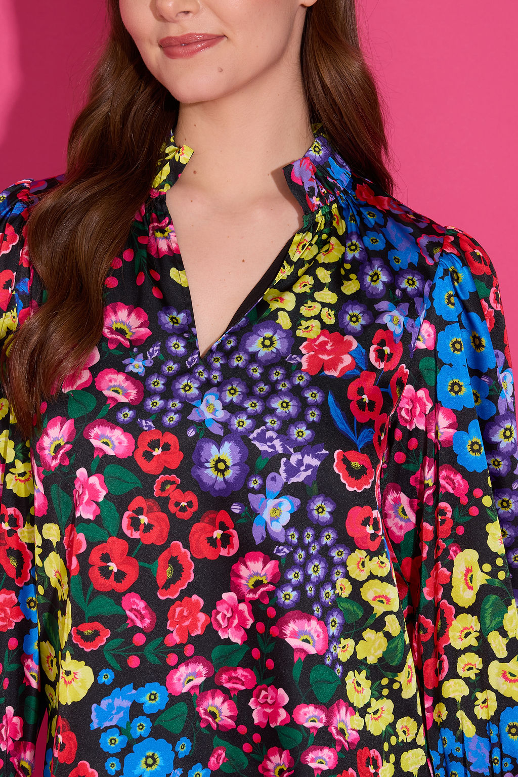 Phoebe Top in Petal Party