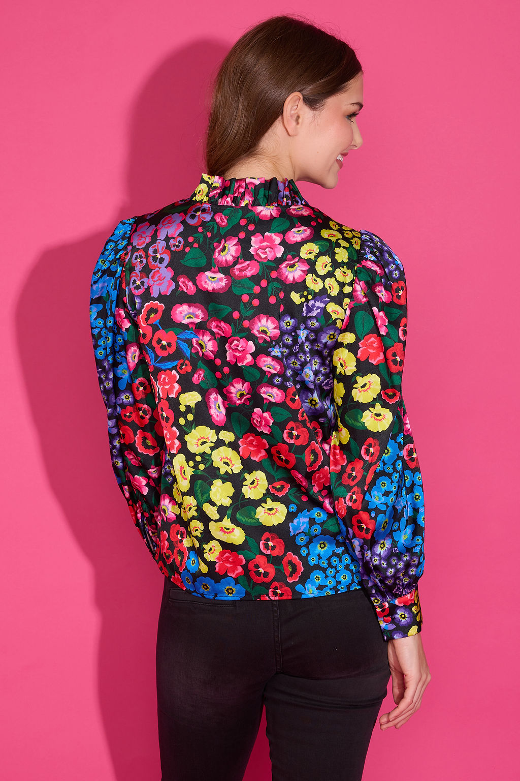 Phoebe Top in Petal Party
