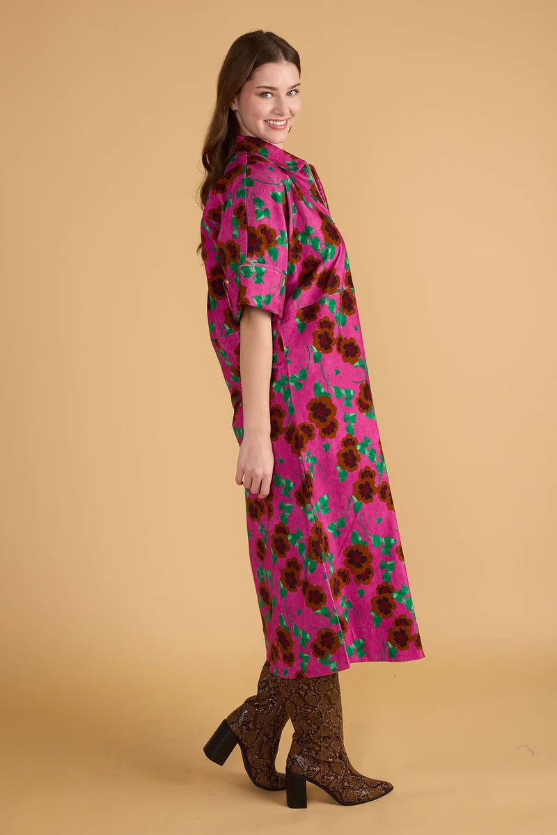 Monica Dress in Rose Court