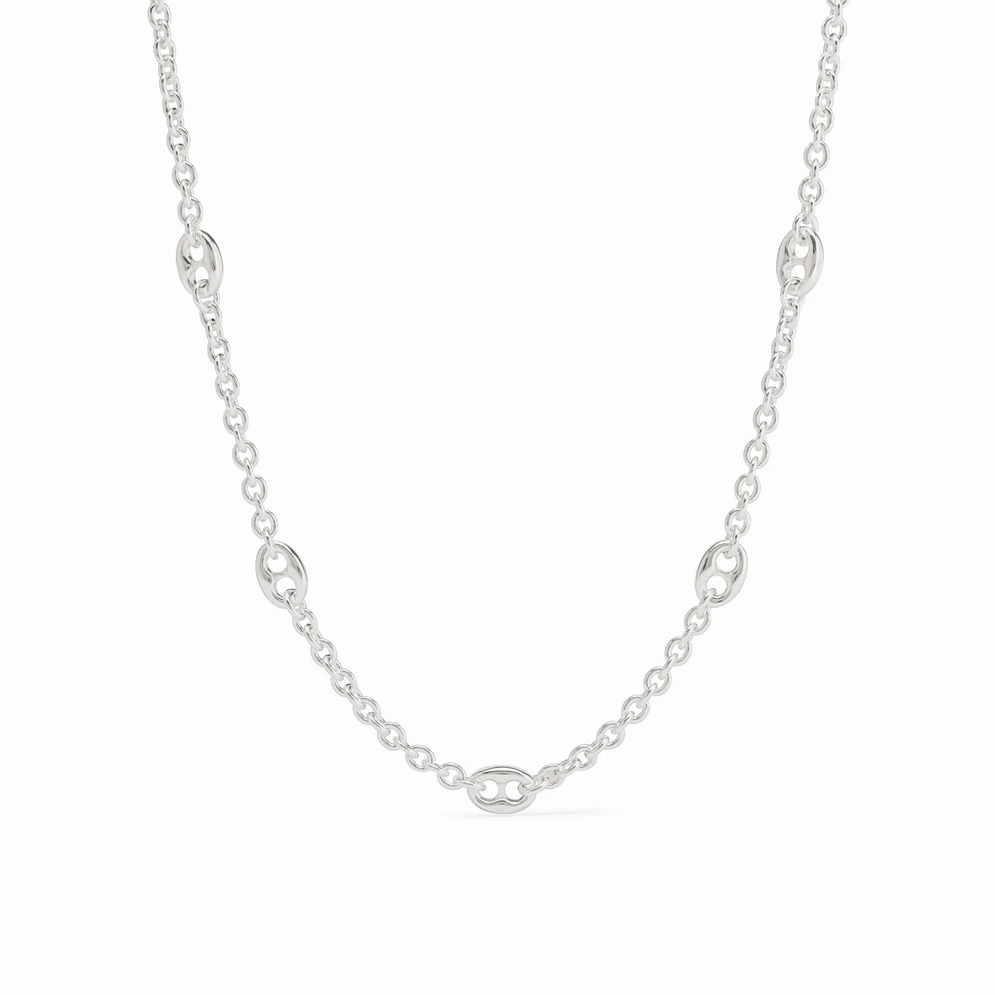Laguna Delicate Station Necklace in Silver