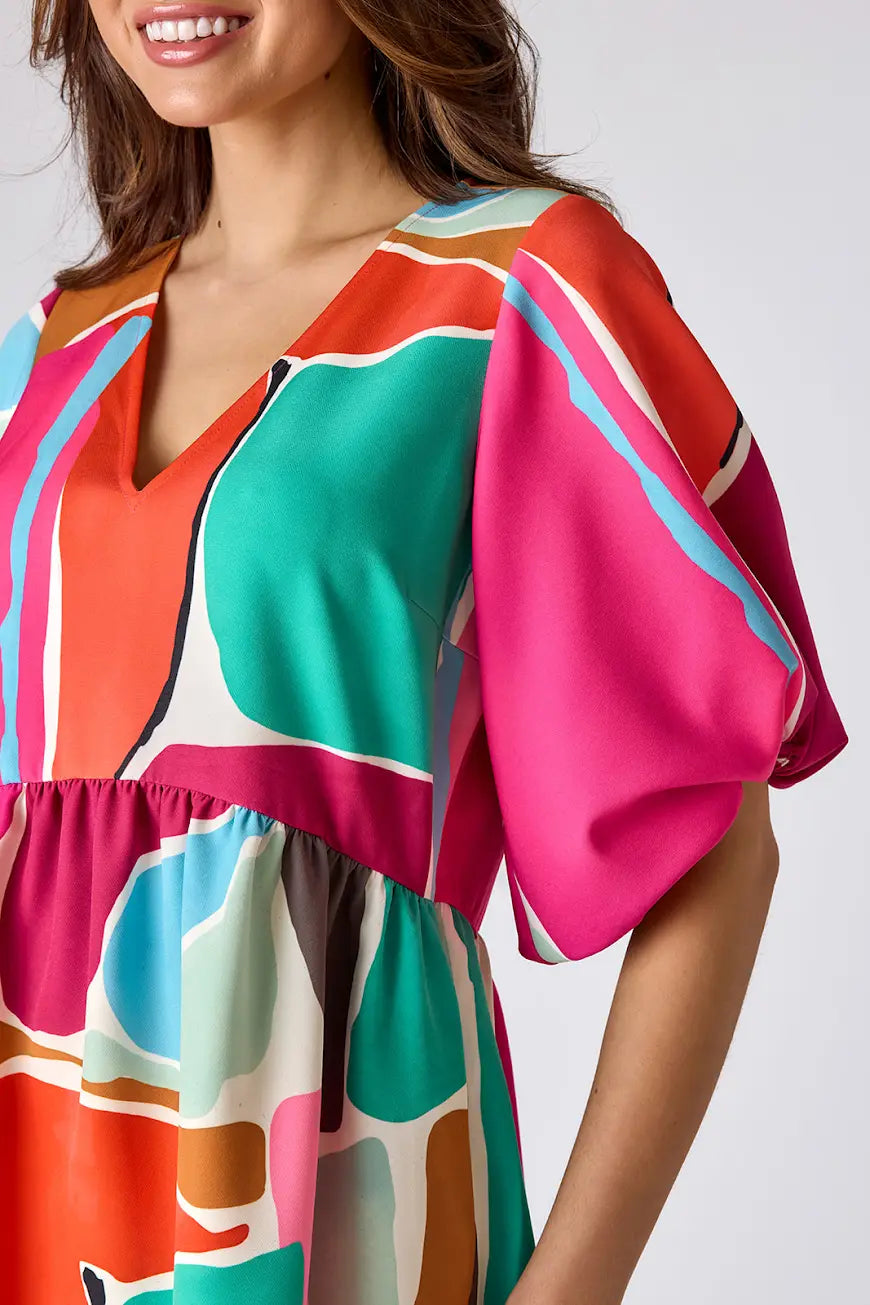 Gigi Dress in Stained Glass