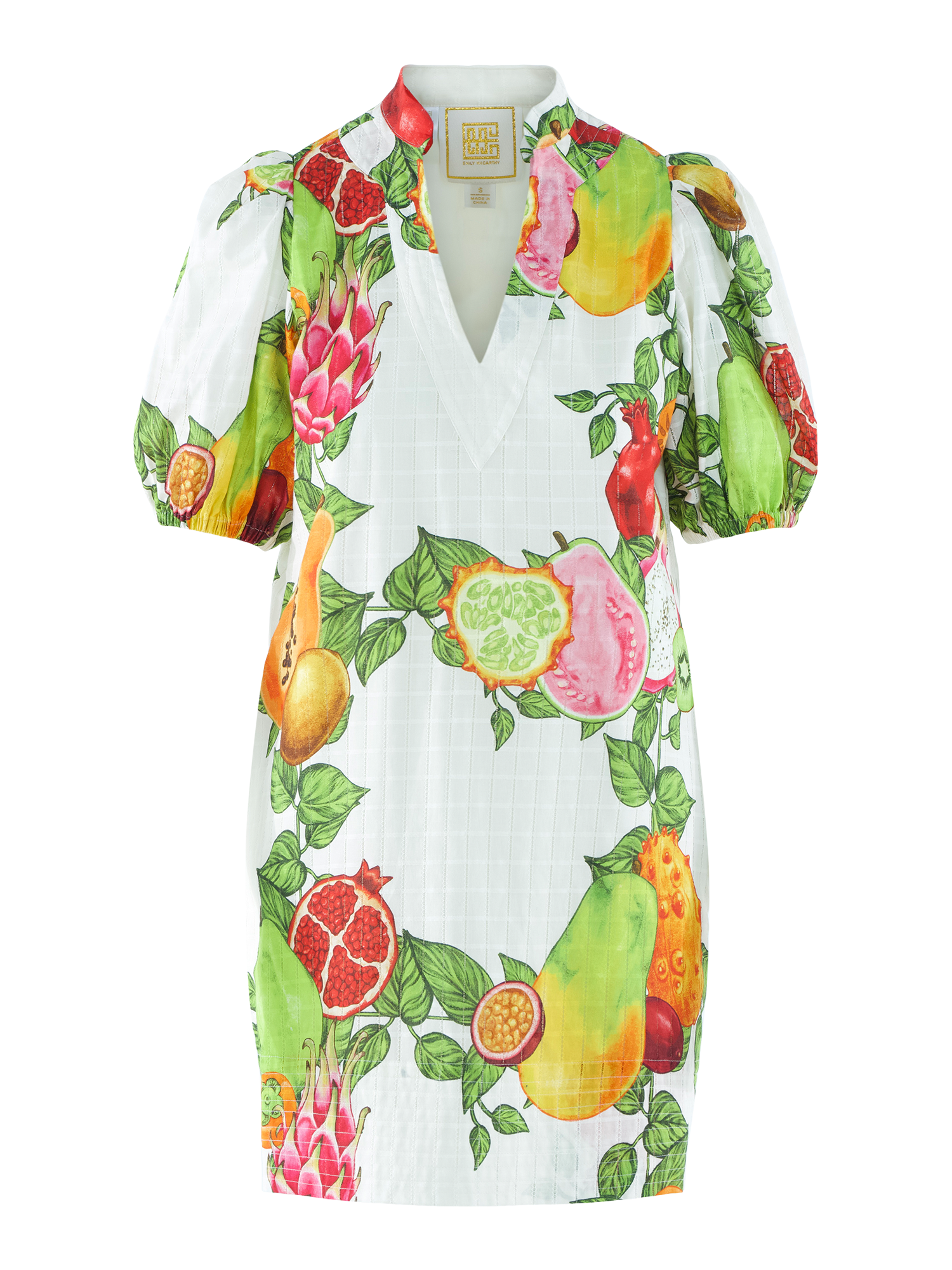Hampton Mini Dress in Trellis Grove