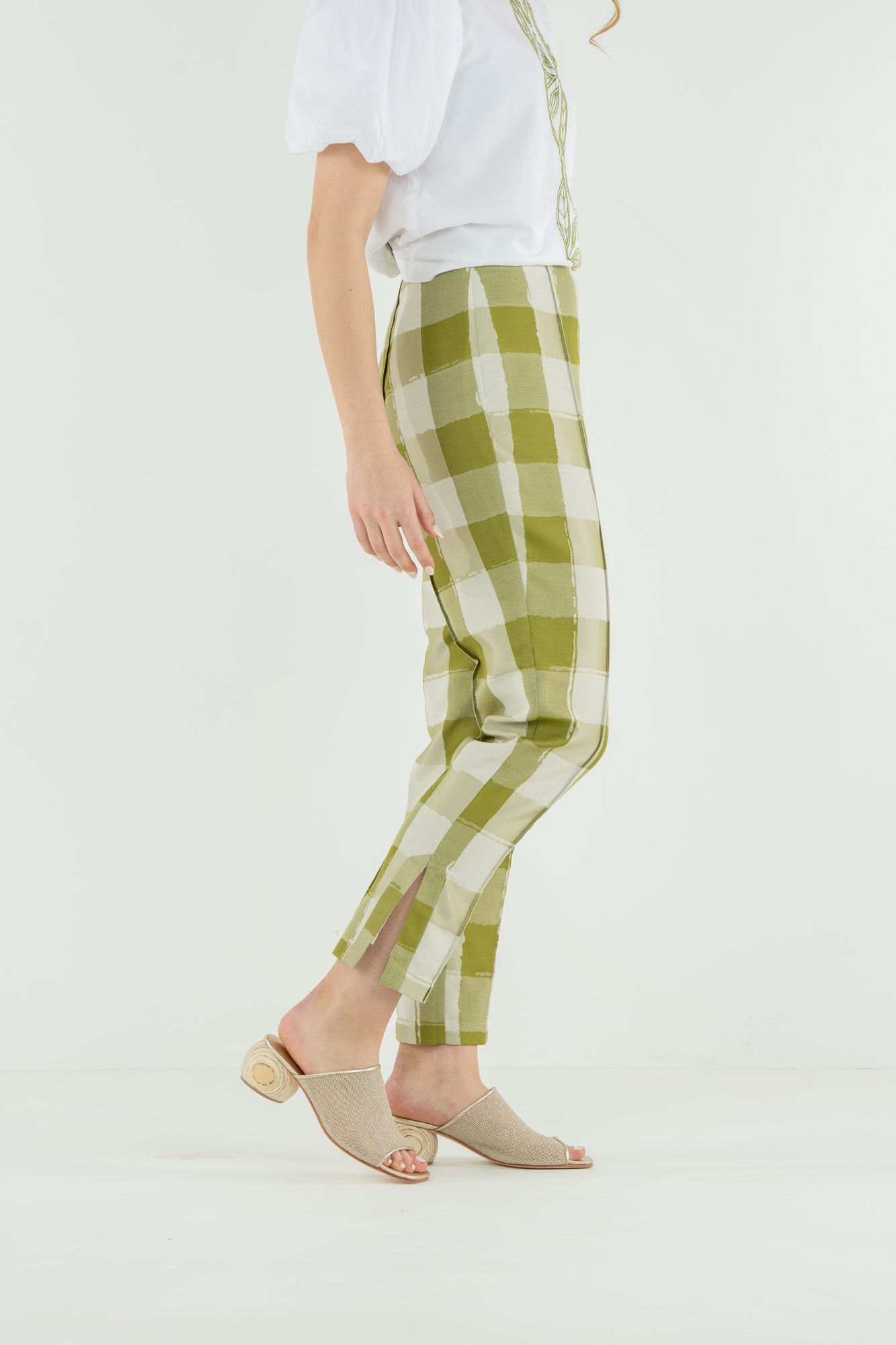 Slim Pant in Gingham