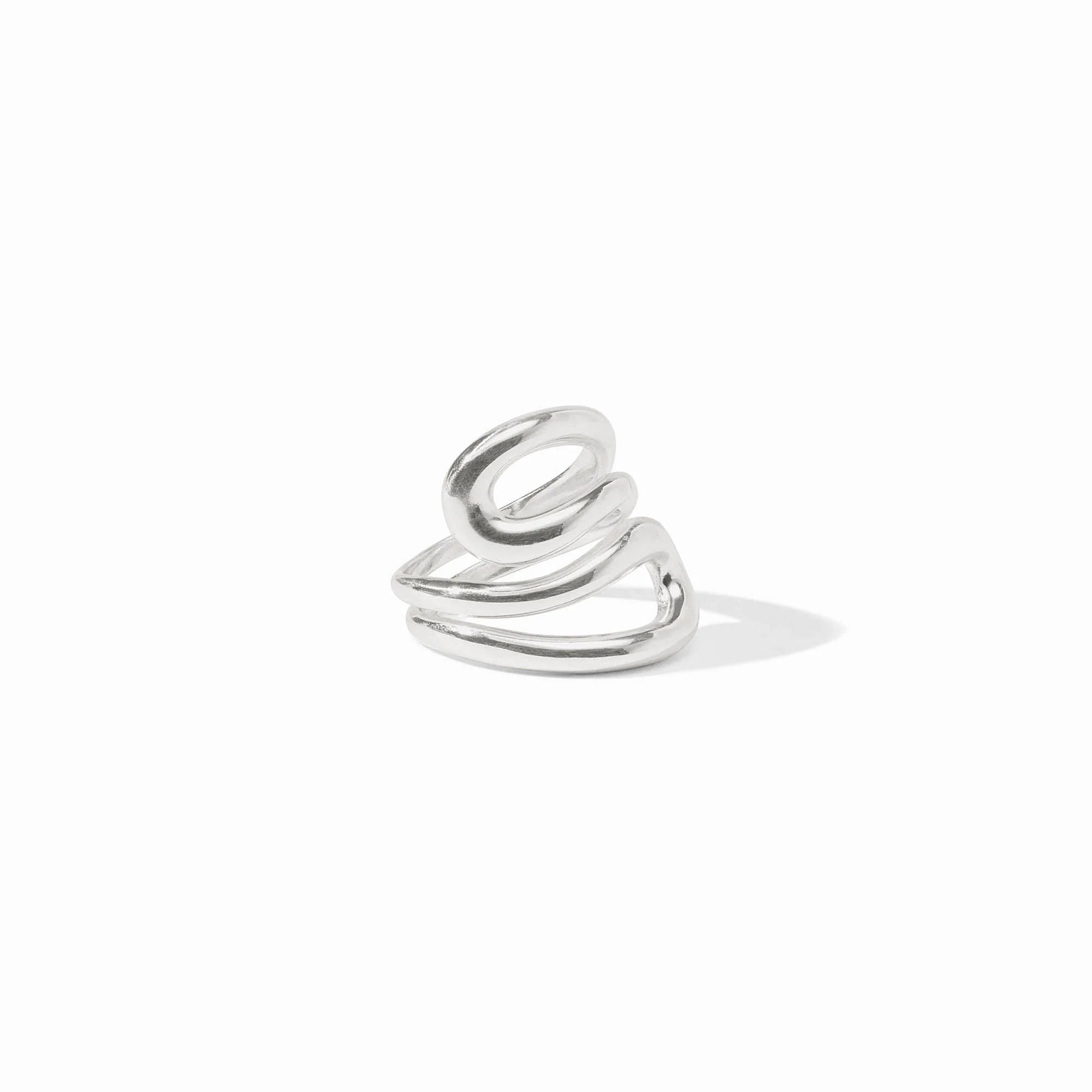 Wave Wrap Ring Silver