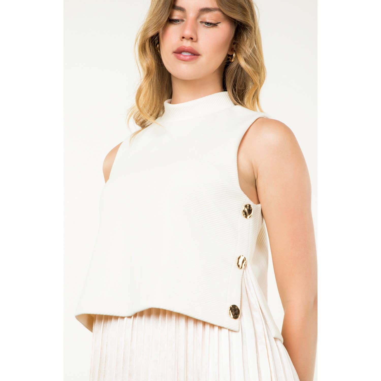 Davis Dress in Cream