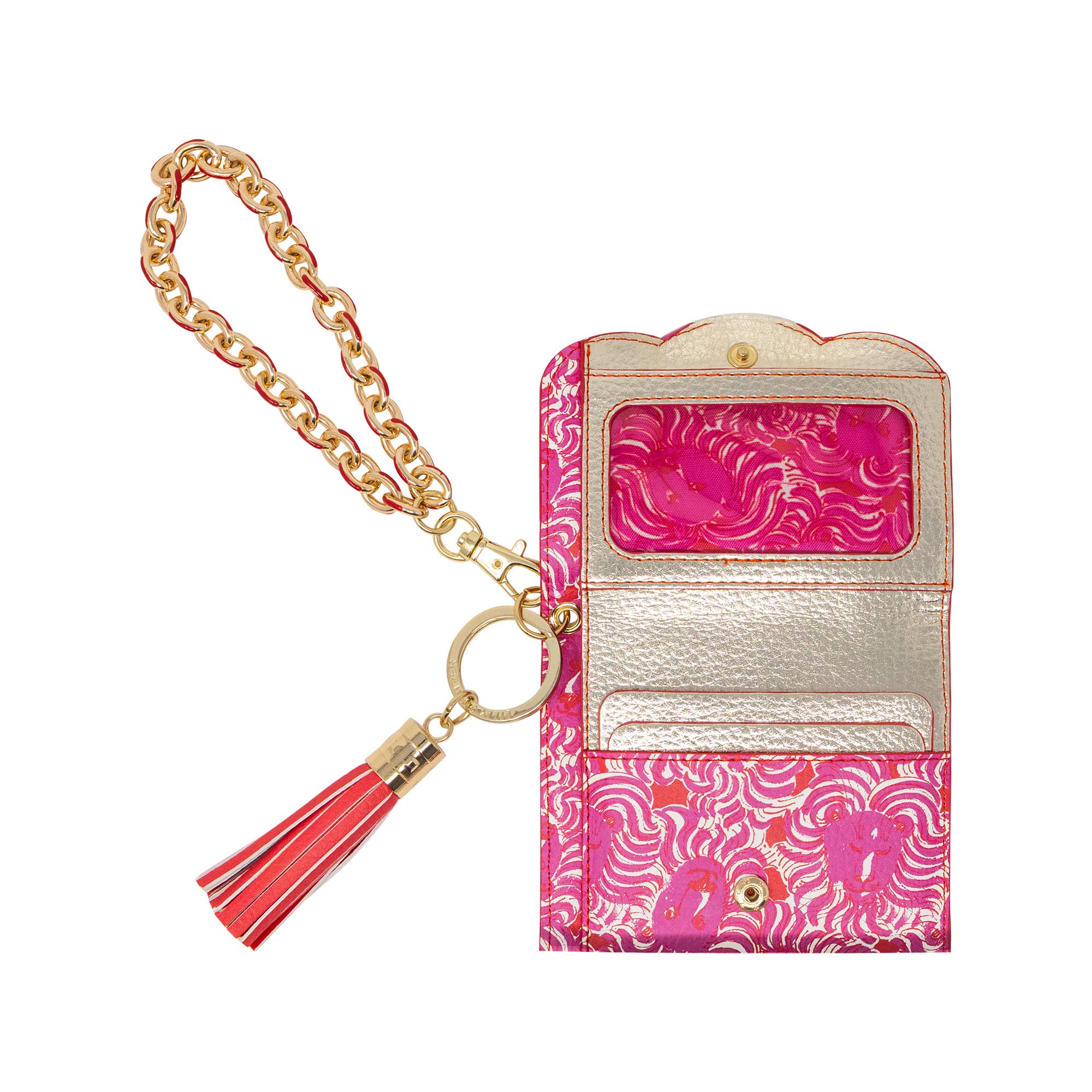 Snap Card Case in Strawberry Red Pride of Lilly