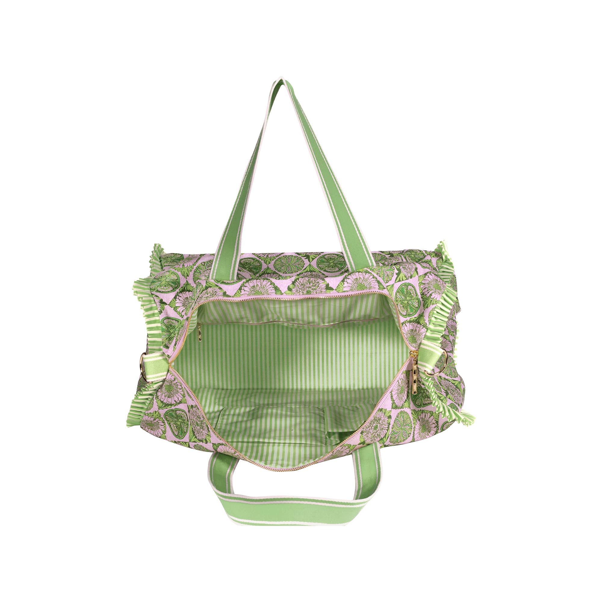 Duffle Tote, Tropical Tiles