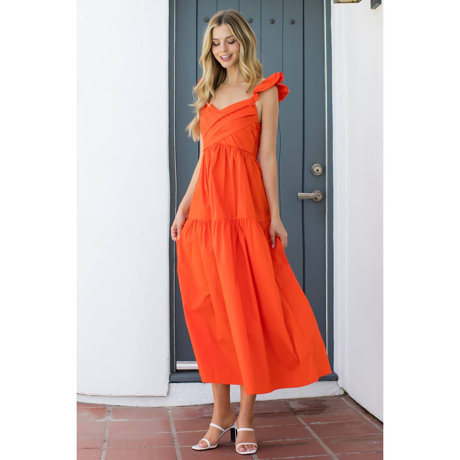 Sierra Maxi Dress in Blue