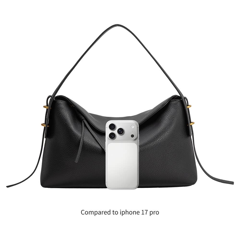 Emory Slate Recycled Vegan Leather Top Handle Bag