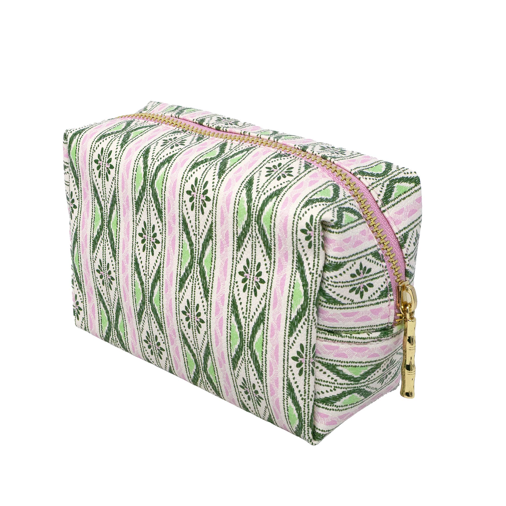 Toiletry Case, Textured Palm Stripe