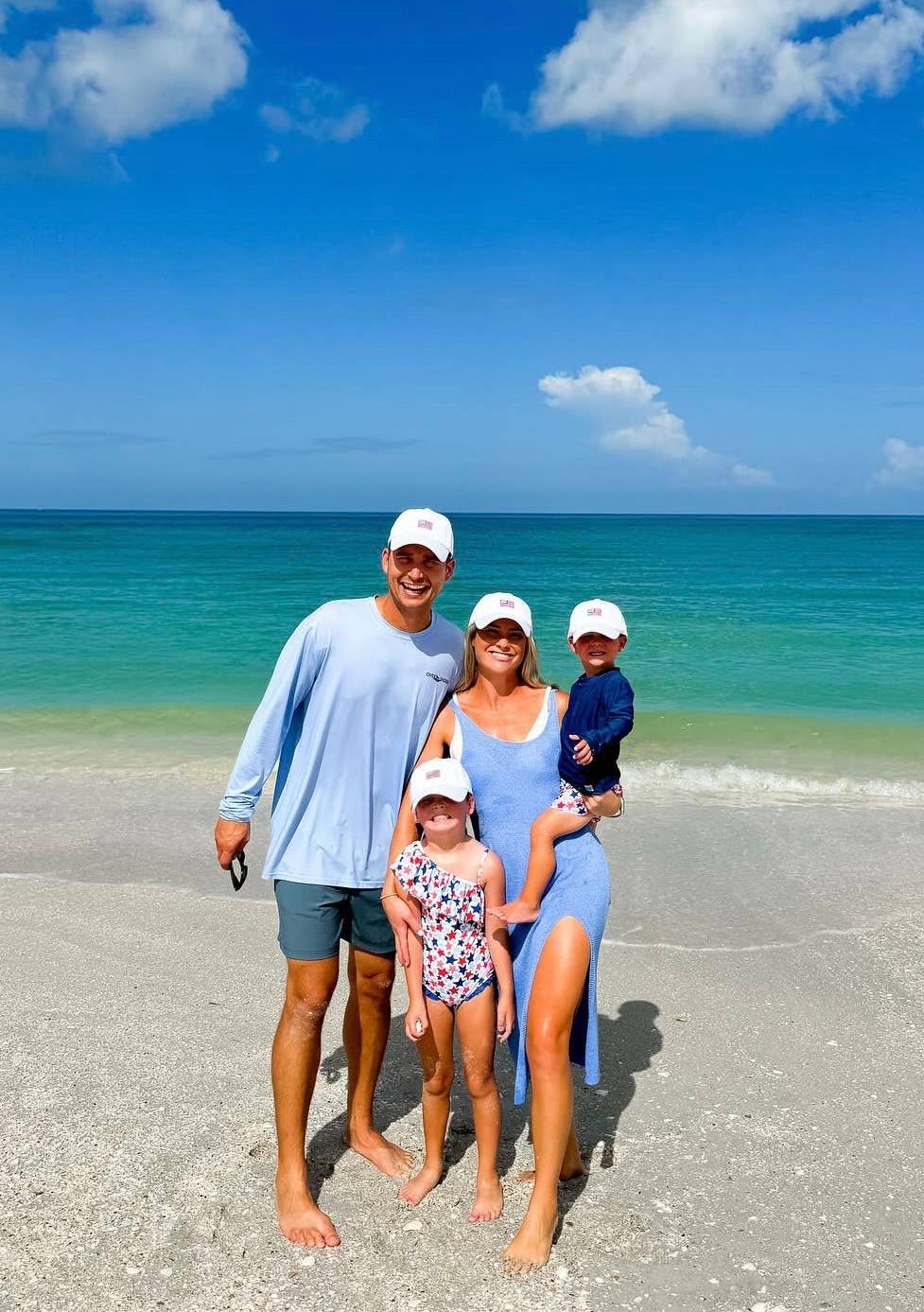 American Flag Bow Baseball Hat (Adult)