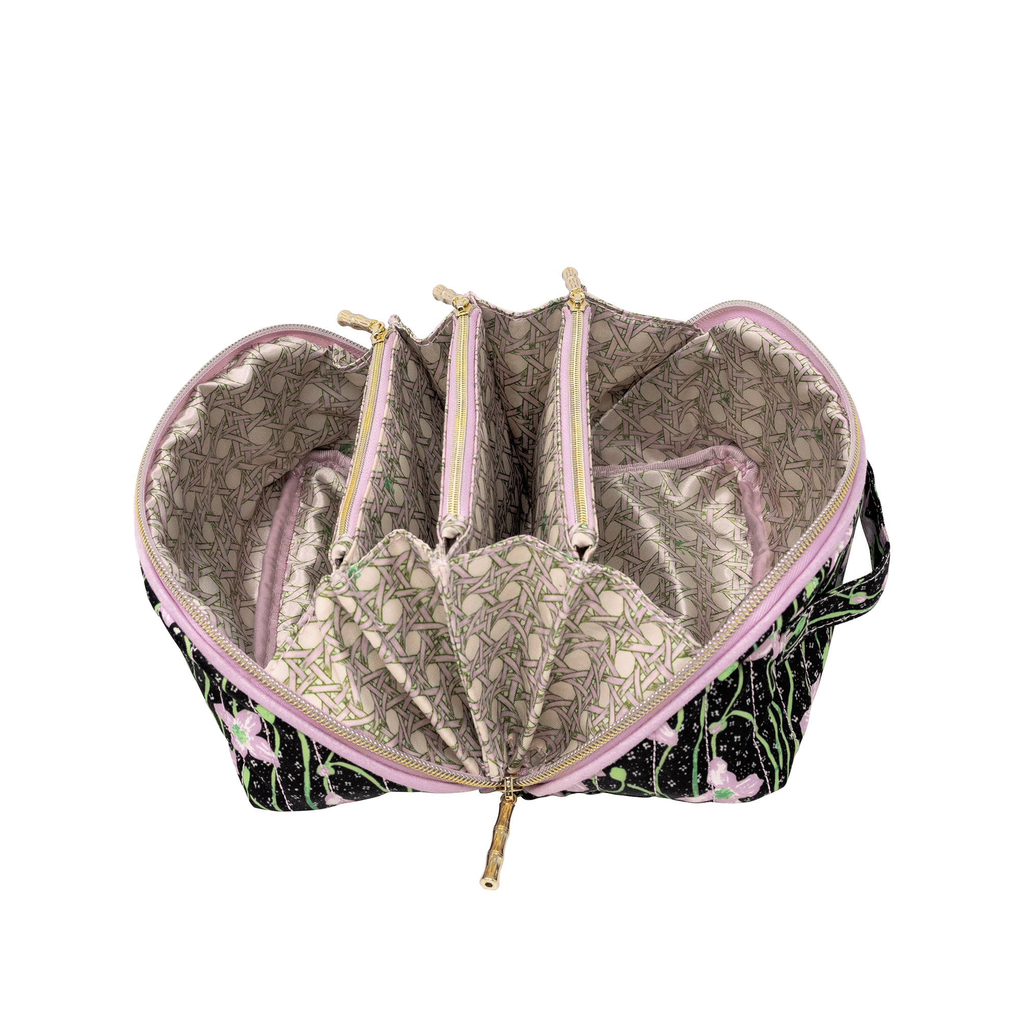 Curio Pouch, Blushing Blooms
