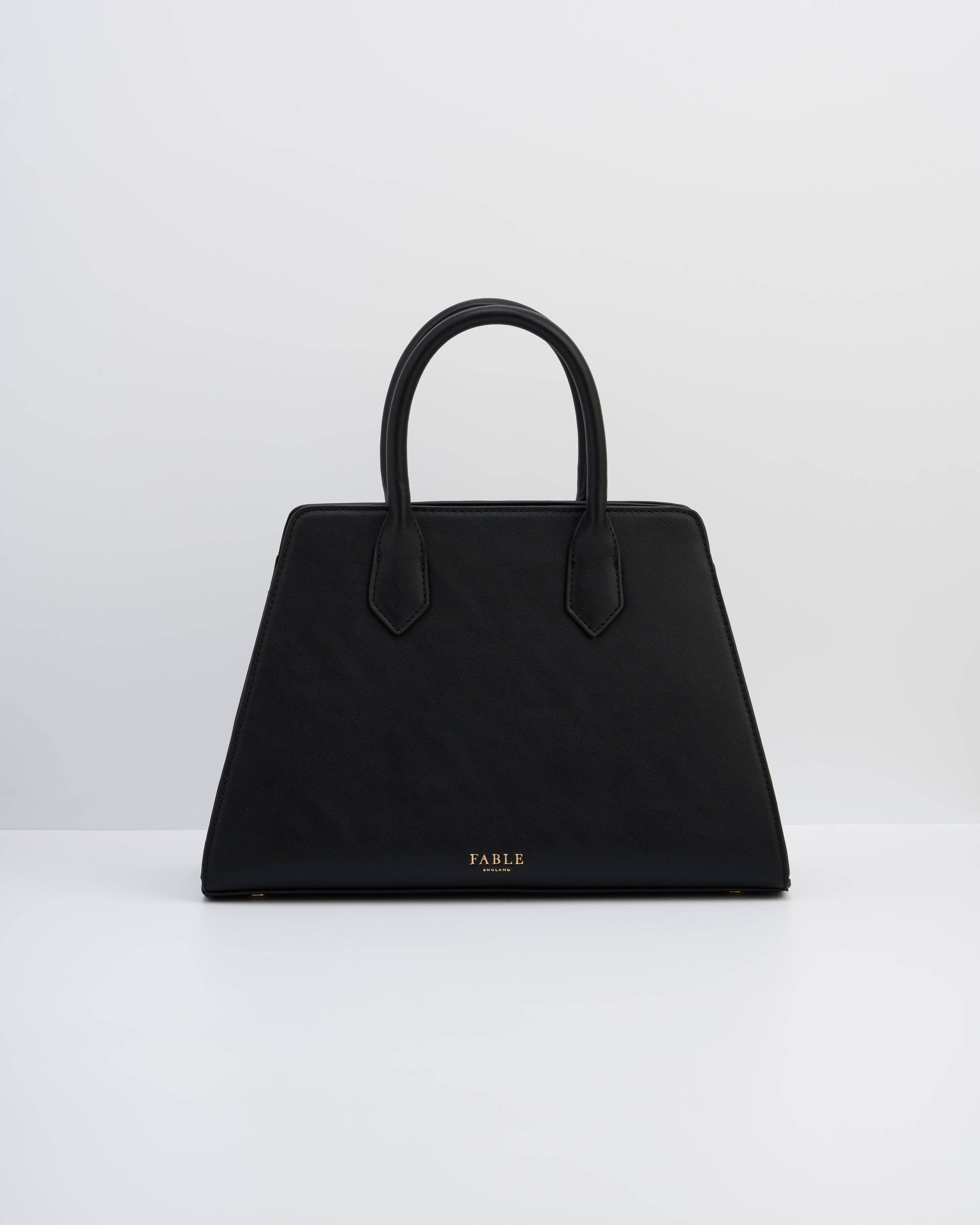 Black Structured Tote