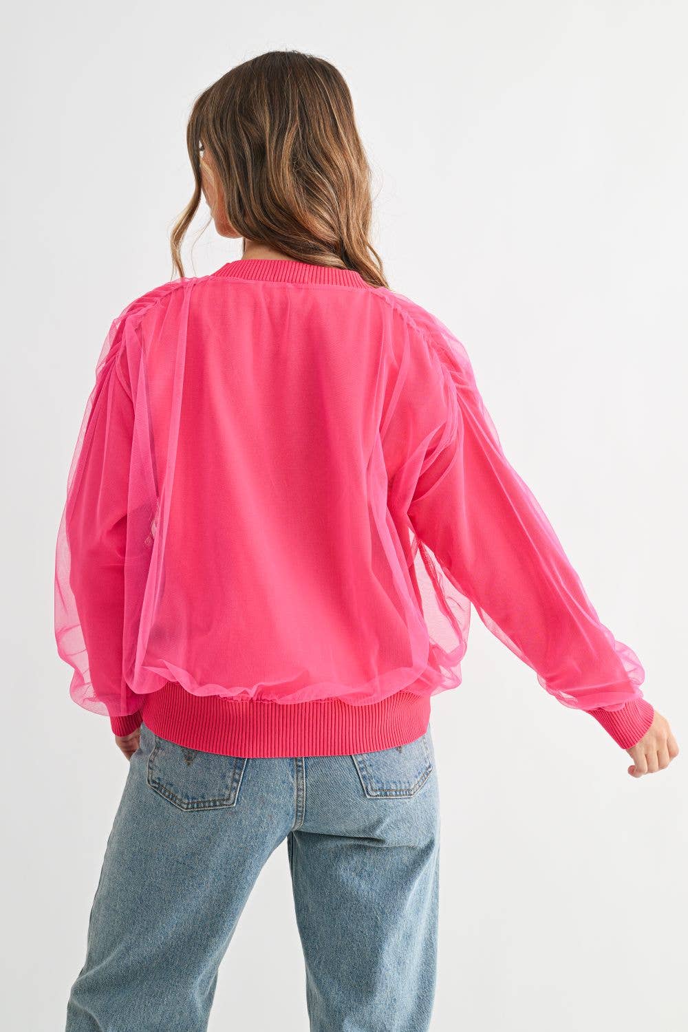Steven Cardigan in Hot Pink