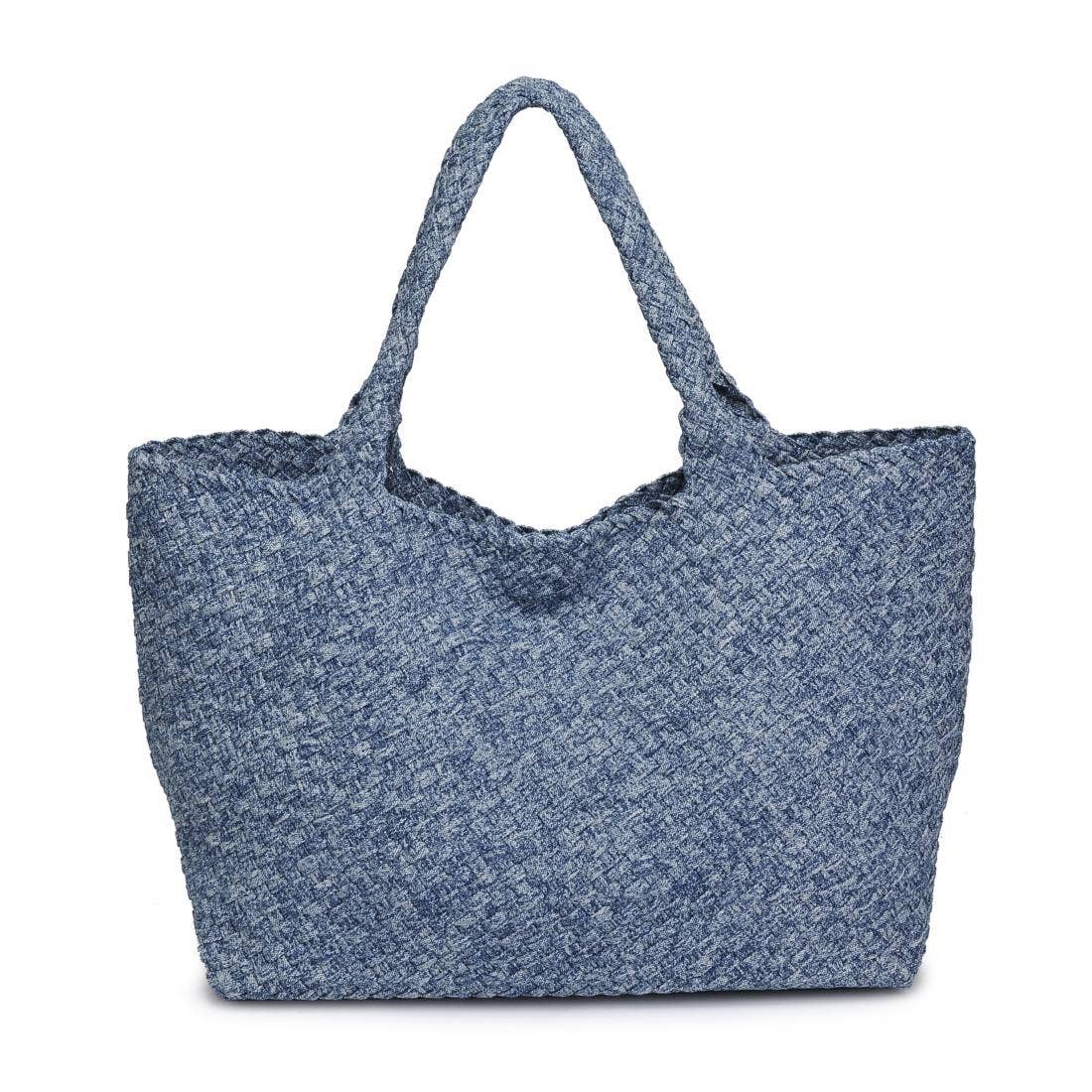 Sky's The Limit Large Denim Tote