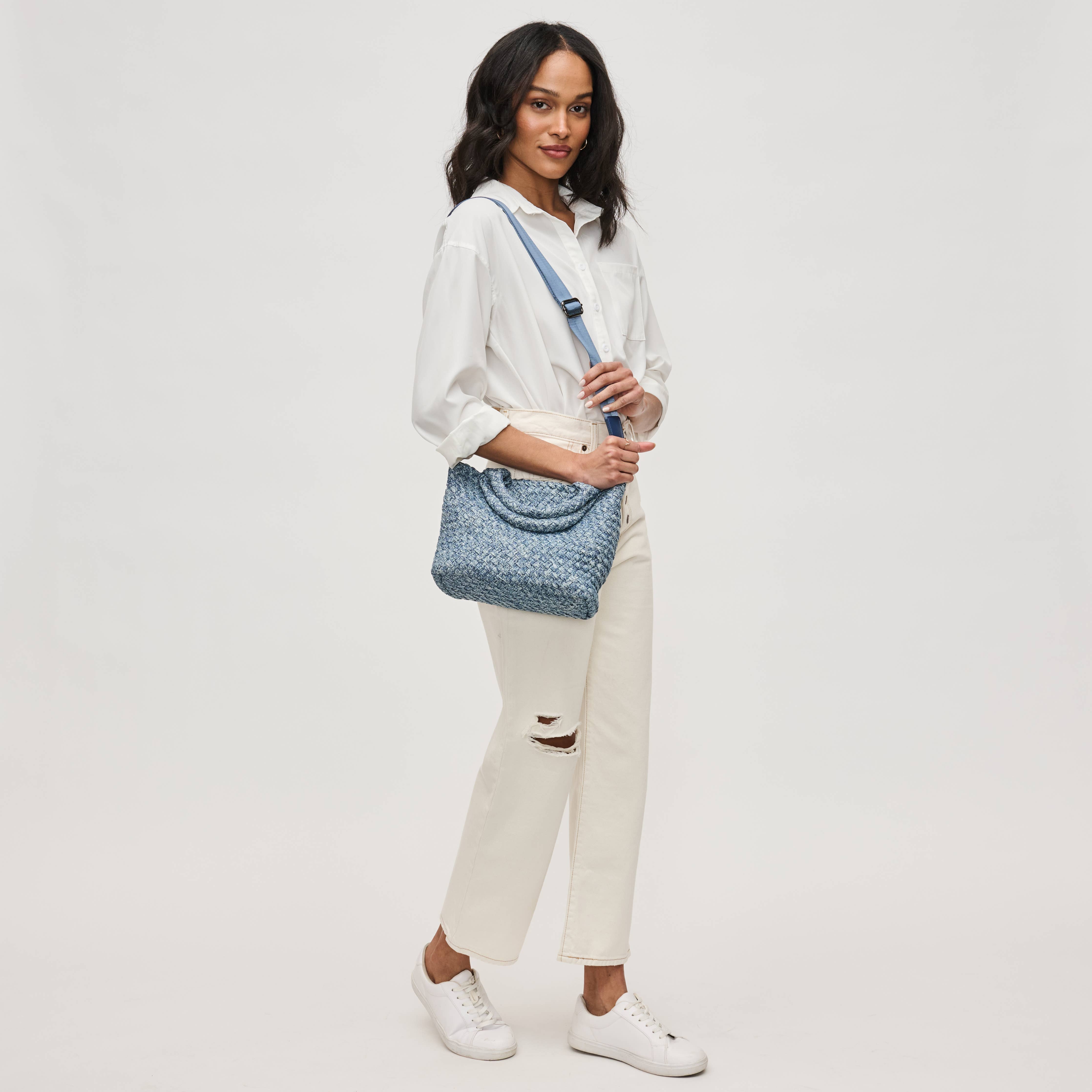 Sky's The Limit Small Denim Crossbody