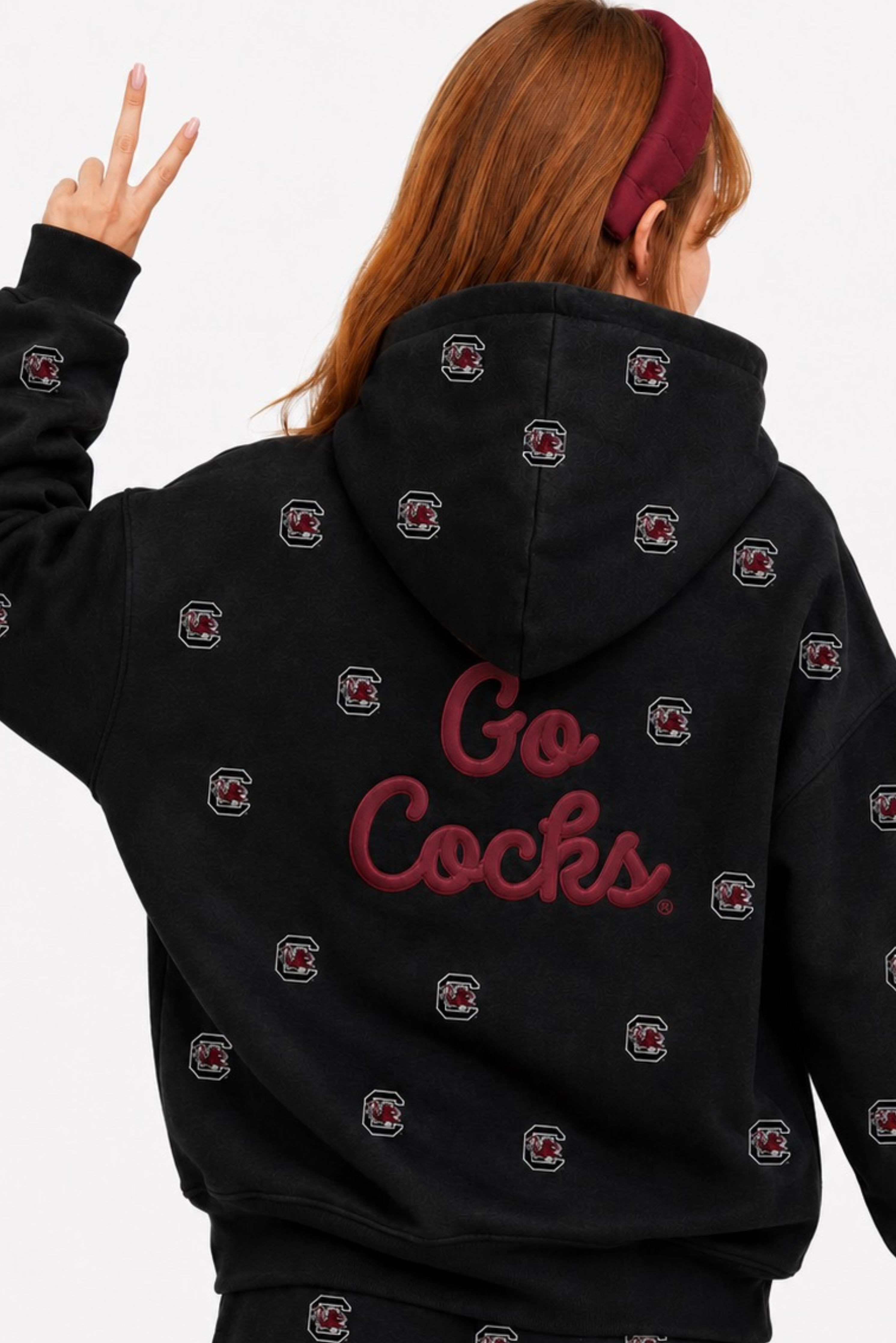 South Carolina Embroidered Fleece Hoodie