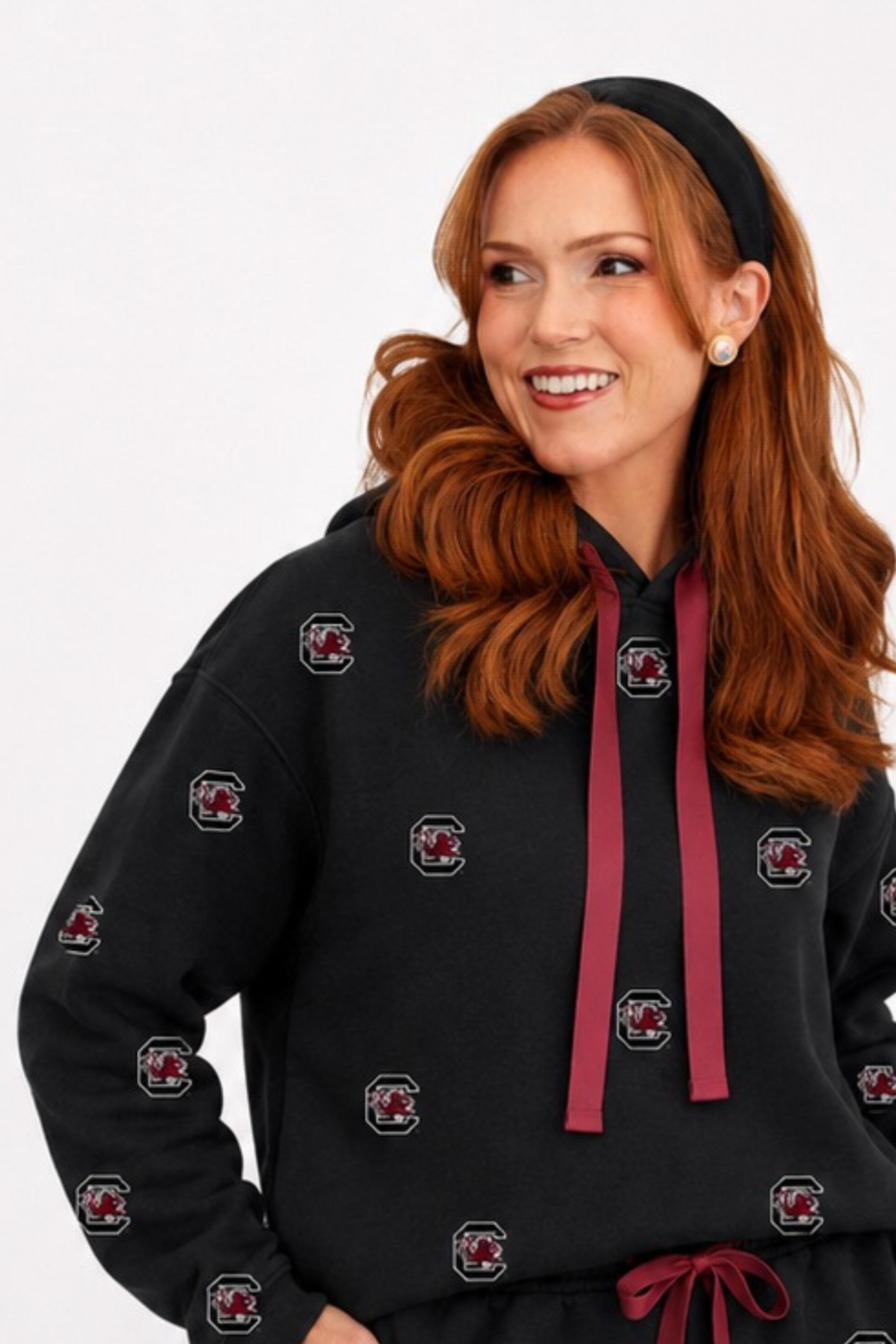 South Carolina Embroidered Fleece Hoodie