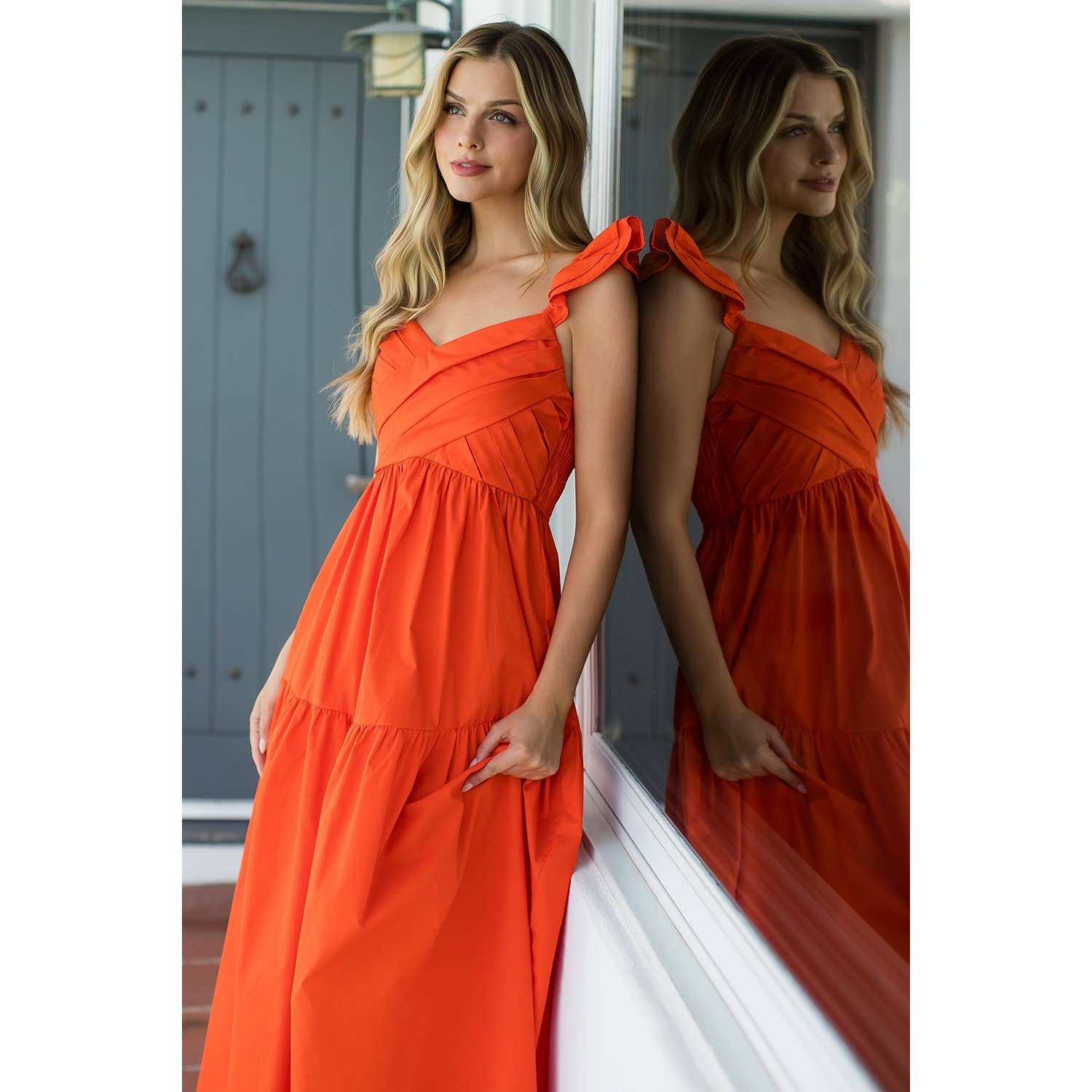 Sierra Maxi Dress in Blue