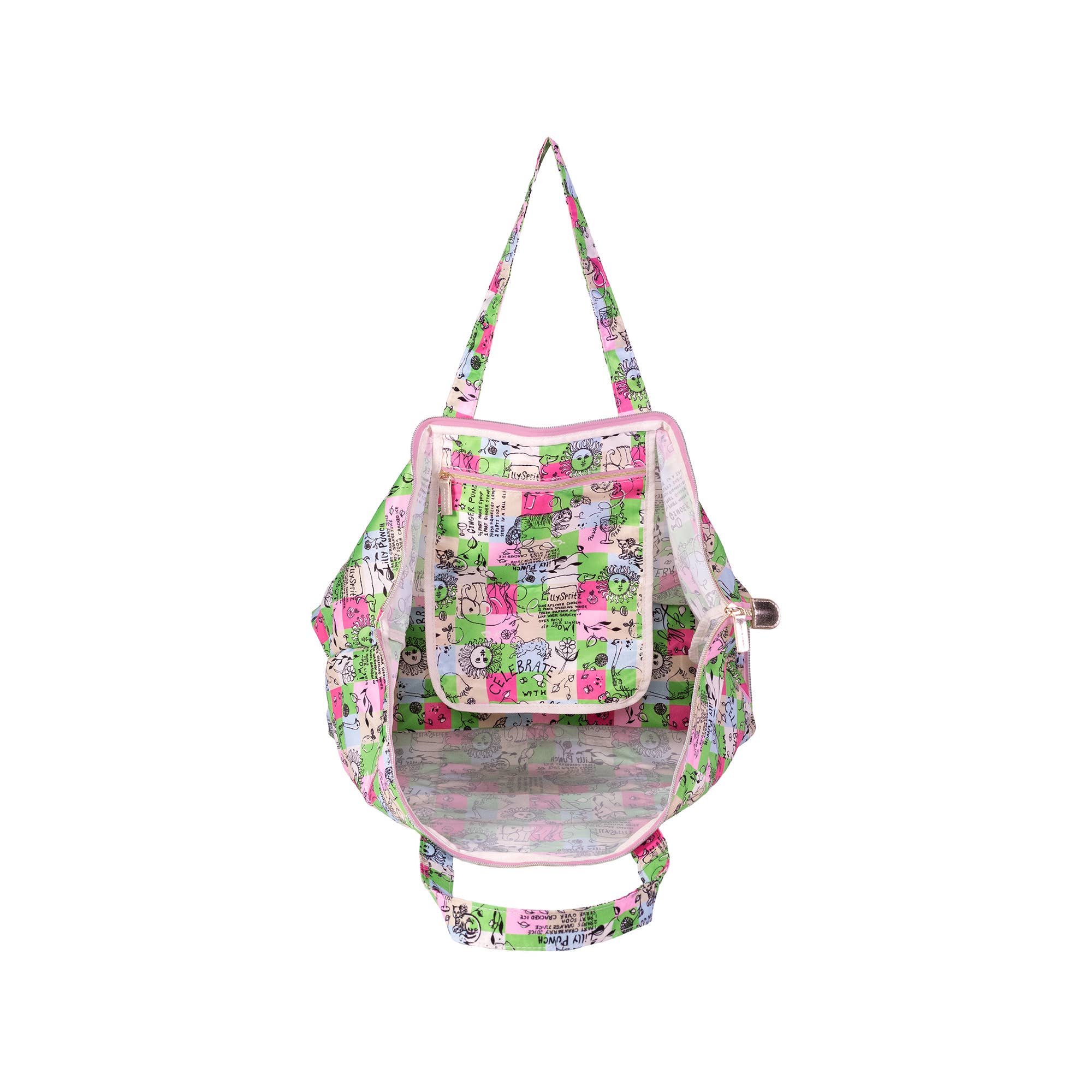 Packable Tote in Celebrate with Lilly Patch