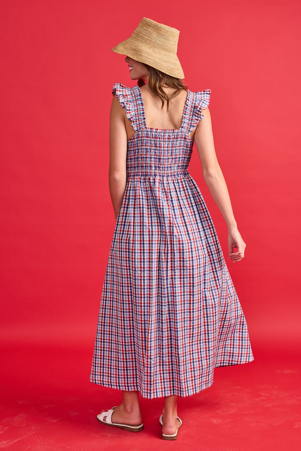Sage Dress in Independence