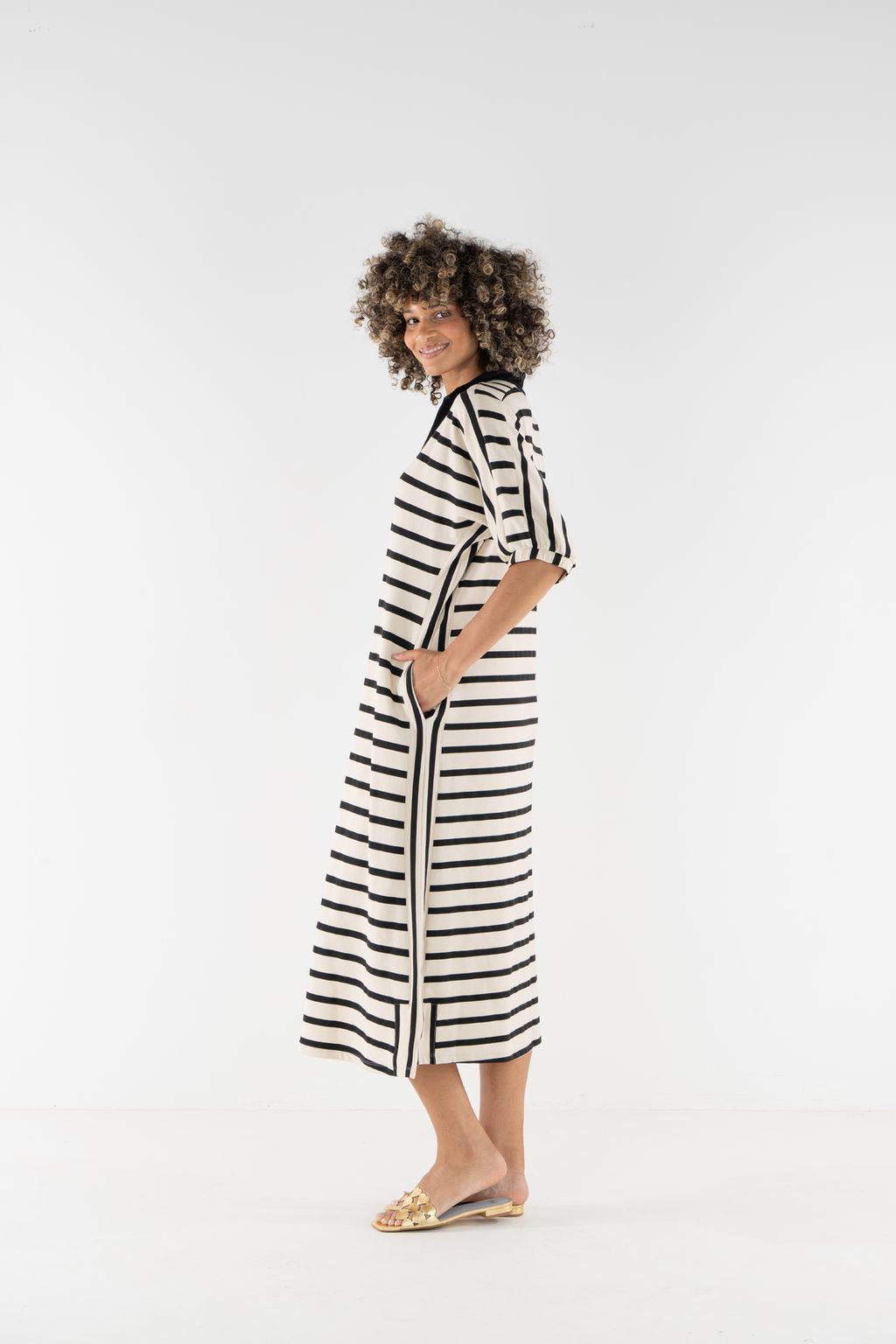 Poppy Maxi in Cafe Stripe