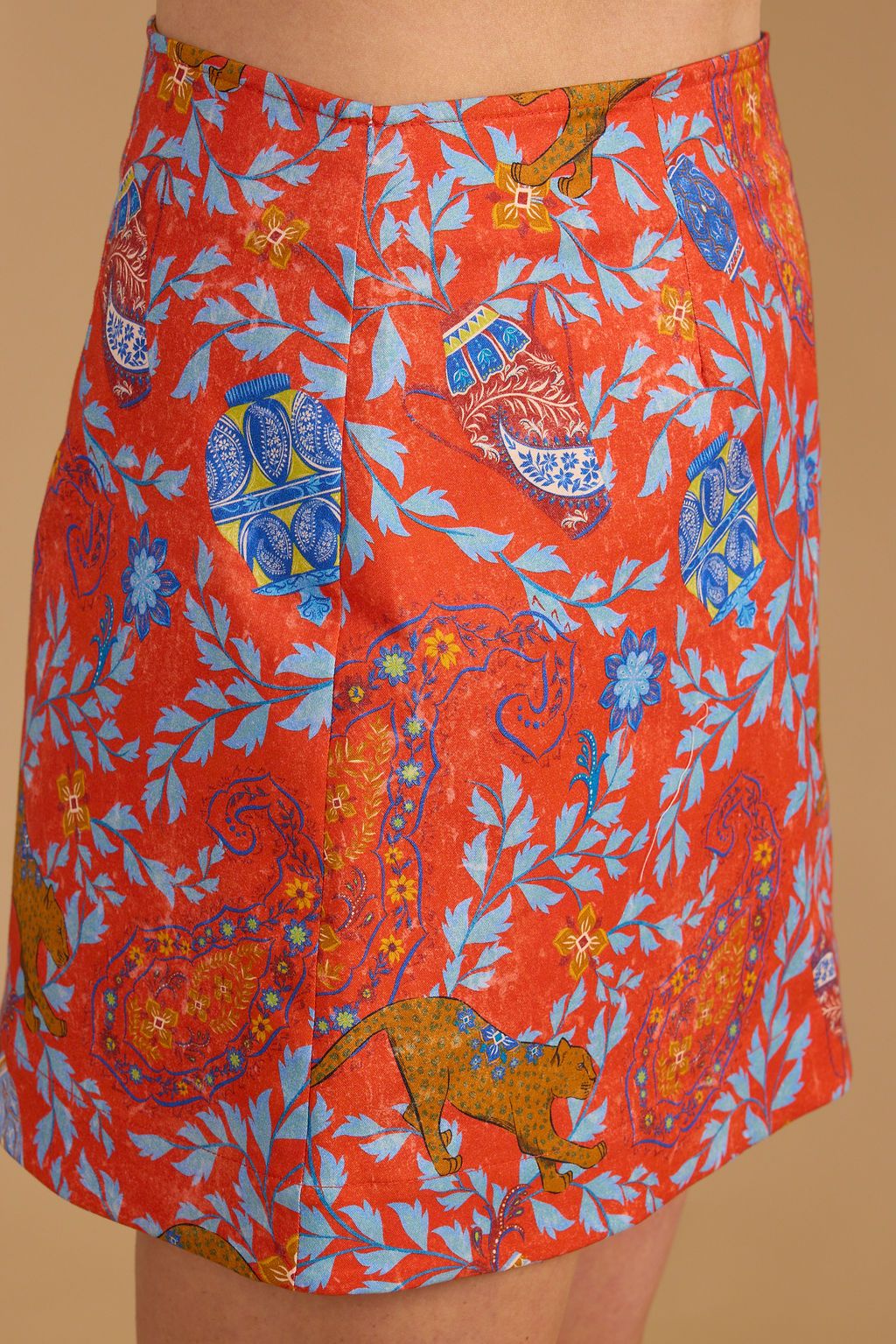 Pepper Skirt in Leopard Raj