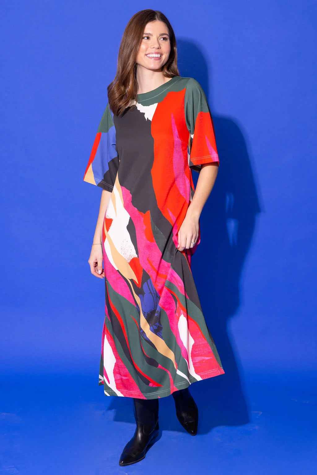 Tilly Dress in Solar Vines