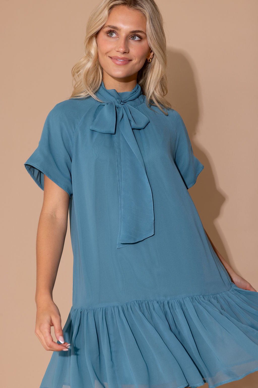 Willa Dress in Santa Fe Blue