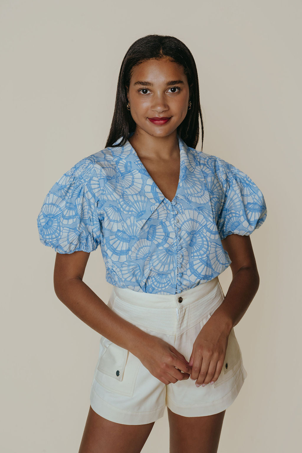 Nadia Top in Seashell