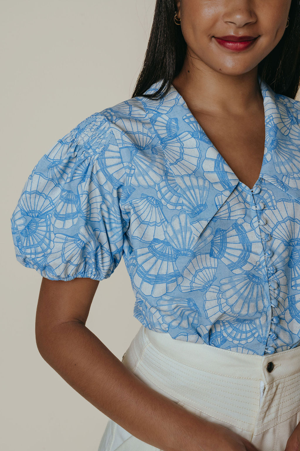 Nadia Top in Seashell