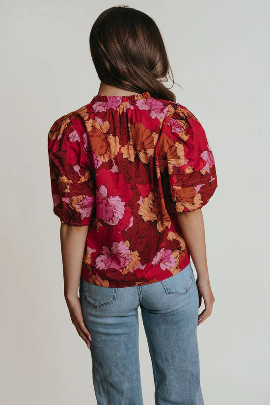 Alix Blouse in Newport