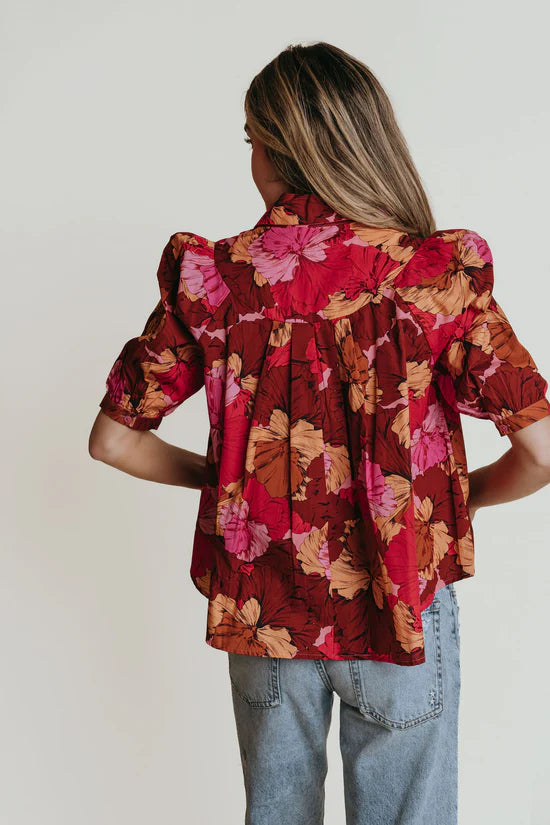Harris Blouse in Newport