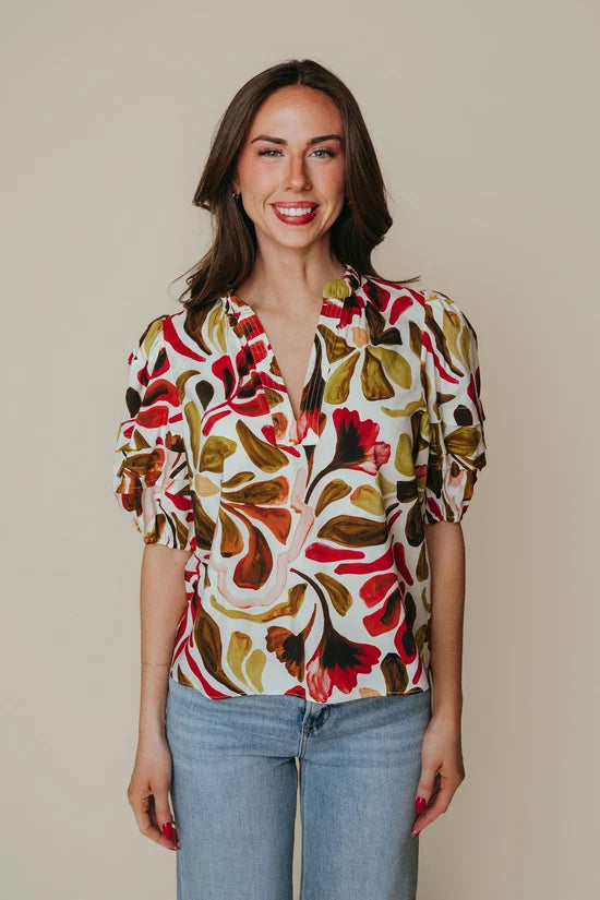 Alix Blouse in Fall Pallet