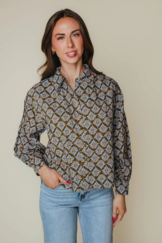 Gracen Top in Lavender Field