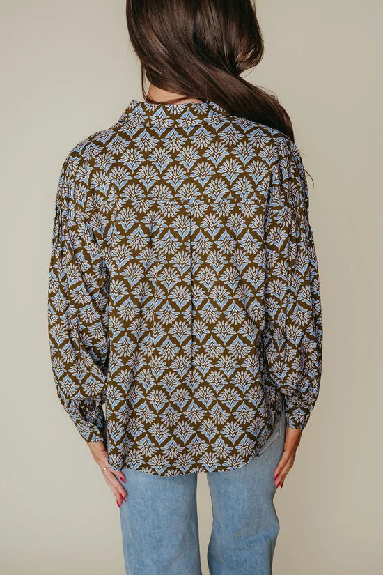 Gracen Top in Lavender Field