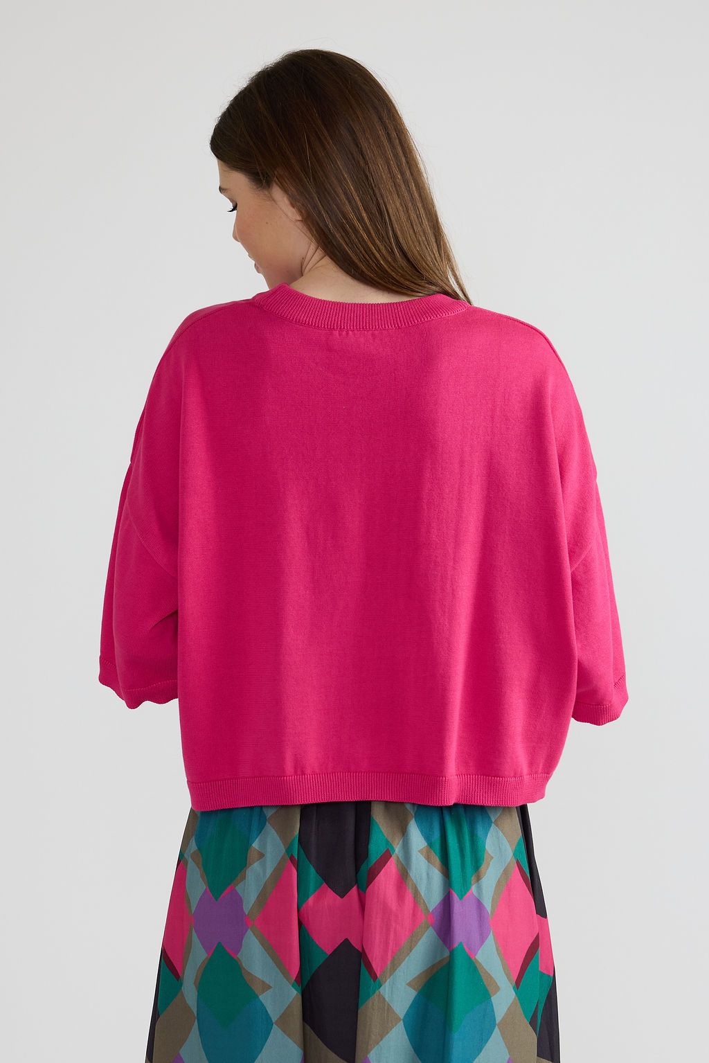 Matthew Sweater in Deco Pink