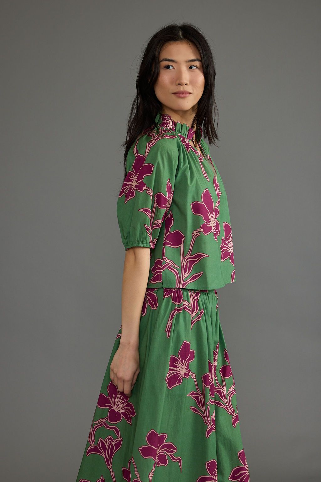 Trish Top in Verde Orchid