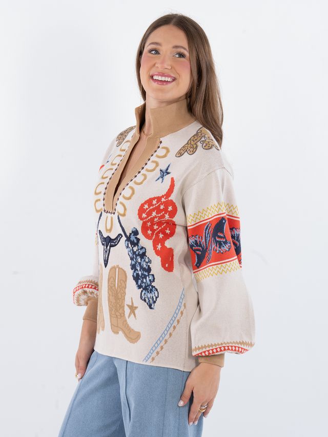 Lolli Sweater in Lone Star