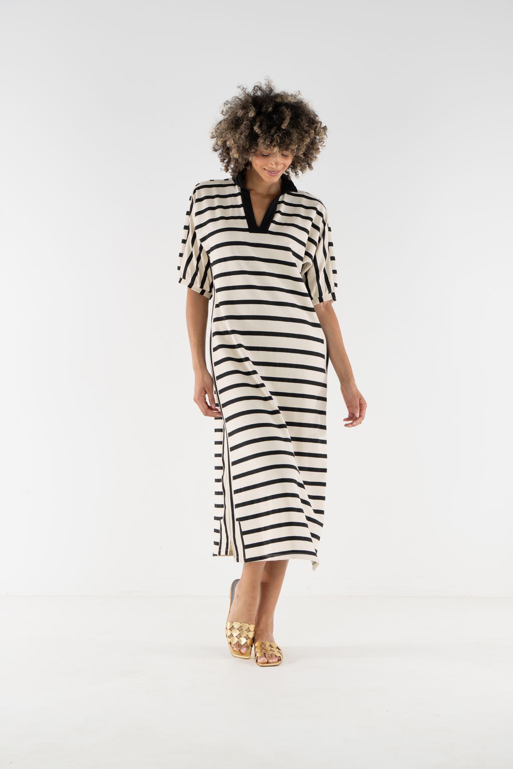 Poppy Maxi in Cafe Stripe