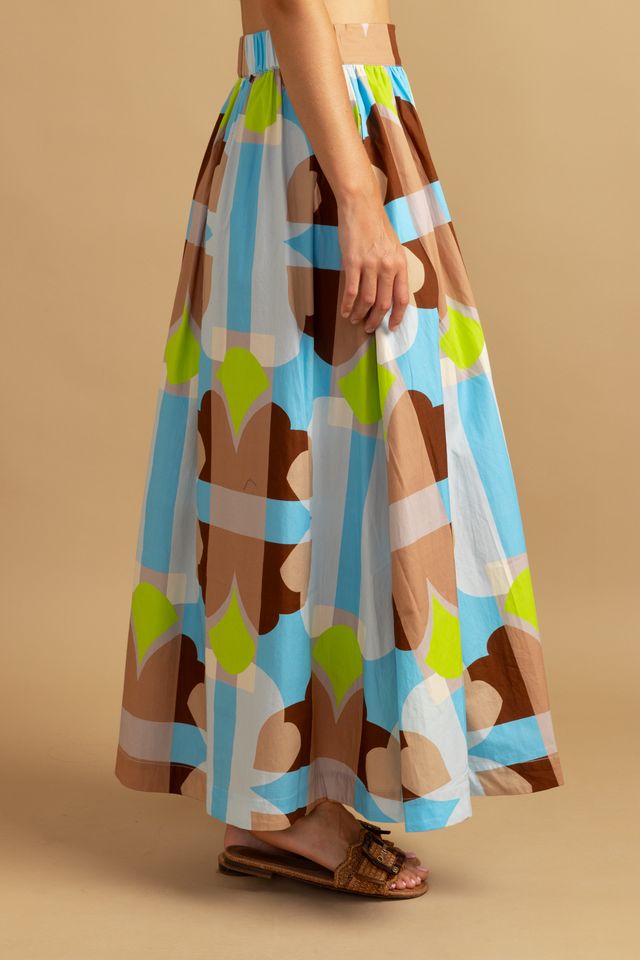 Maeve Skirt in Large Deco