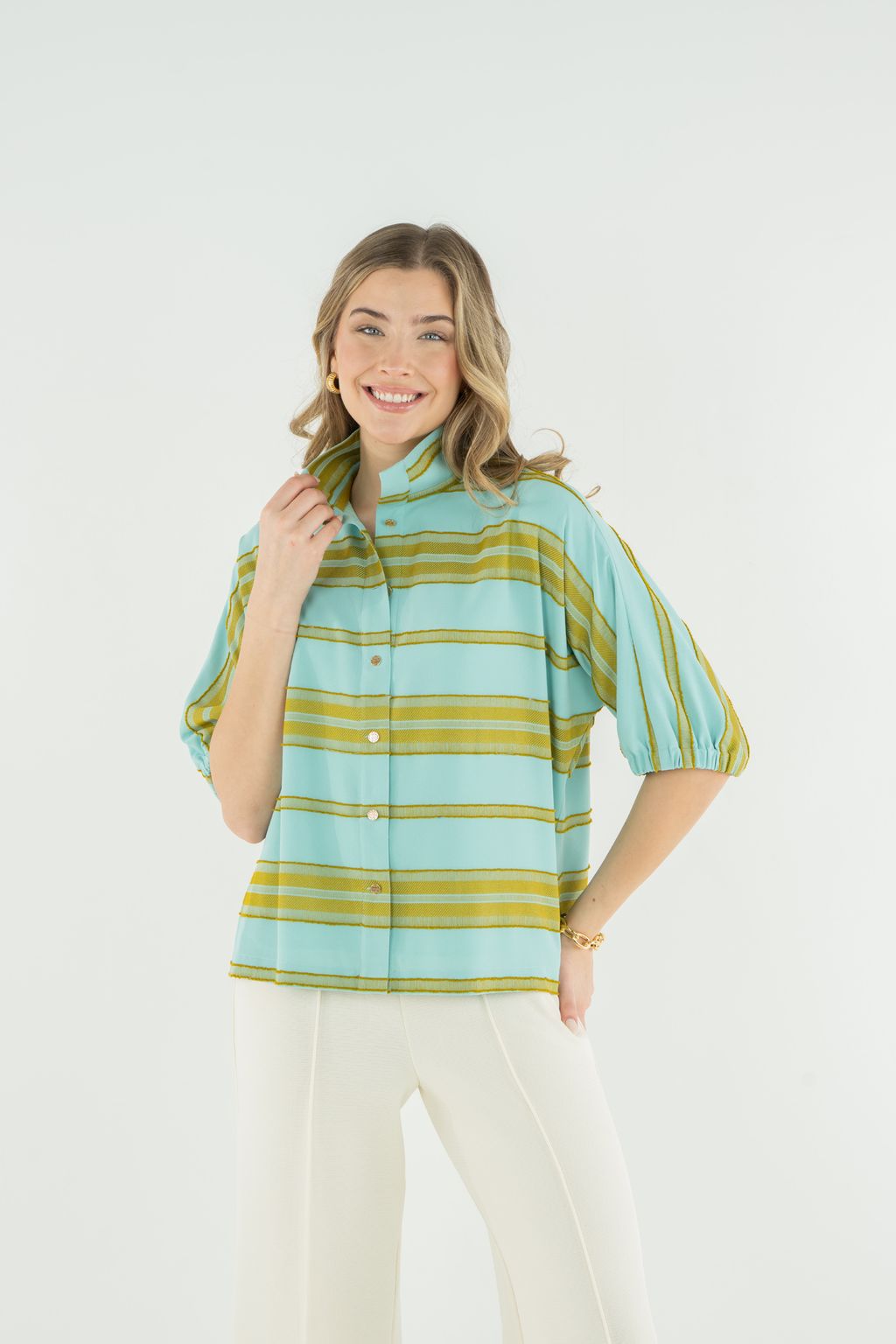 Bonny Top in Fringe Stripe