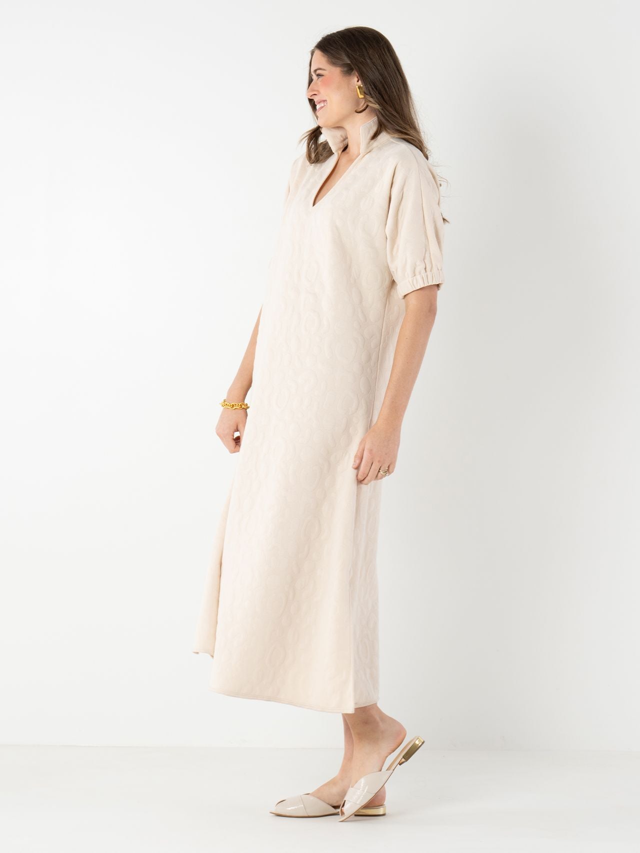 Poppy Maxi in Sandstone Cheetah