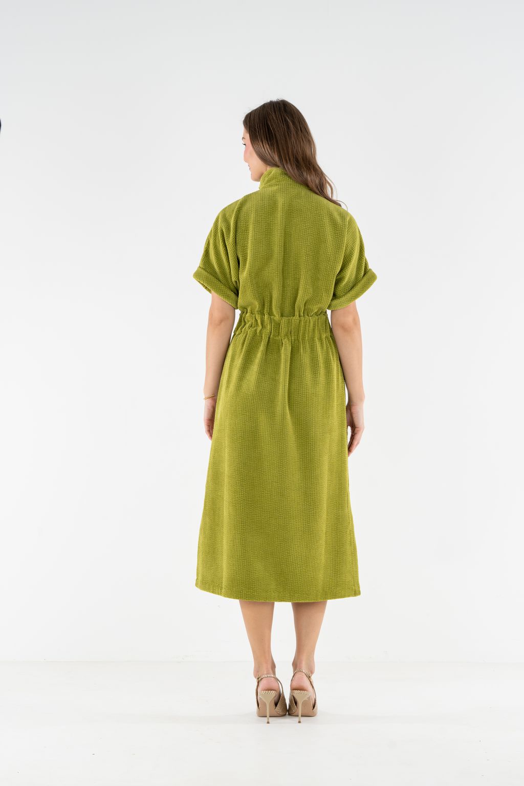 Sarah Dress in Cardamom