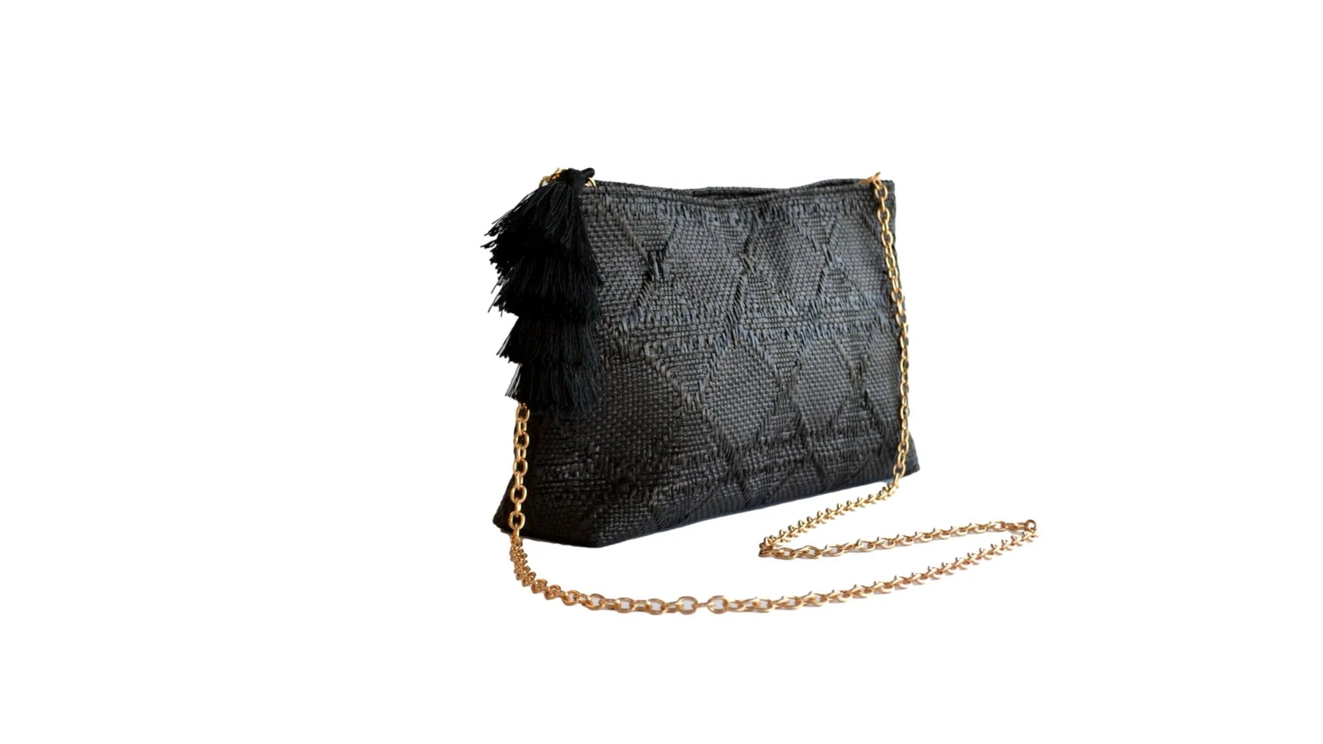 Luxe Bali Straw Island Clutch